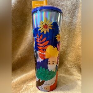 STARBUCKS + ANANYA RAO-MIDDLETON 2024 COLLAB 24 OZ. HOLOGRAPHIC COLD CUP TUMBLER